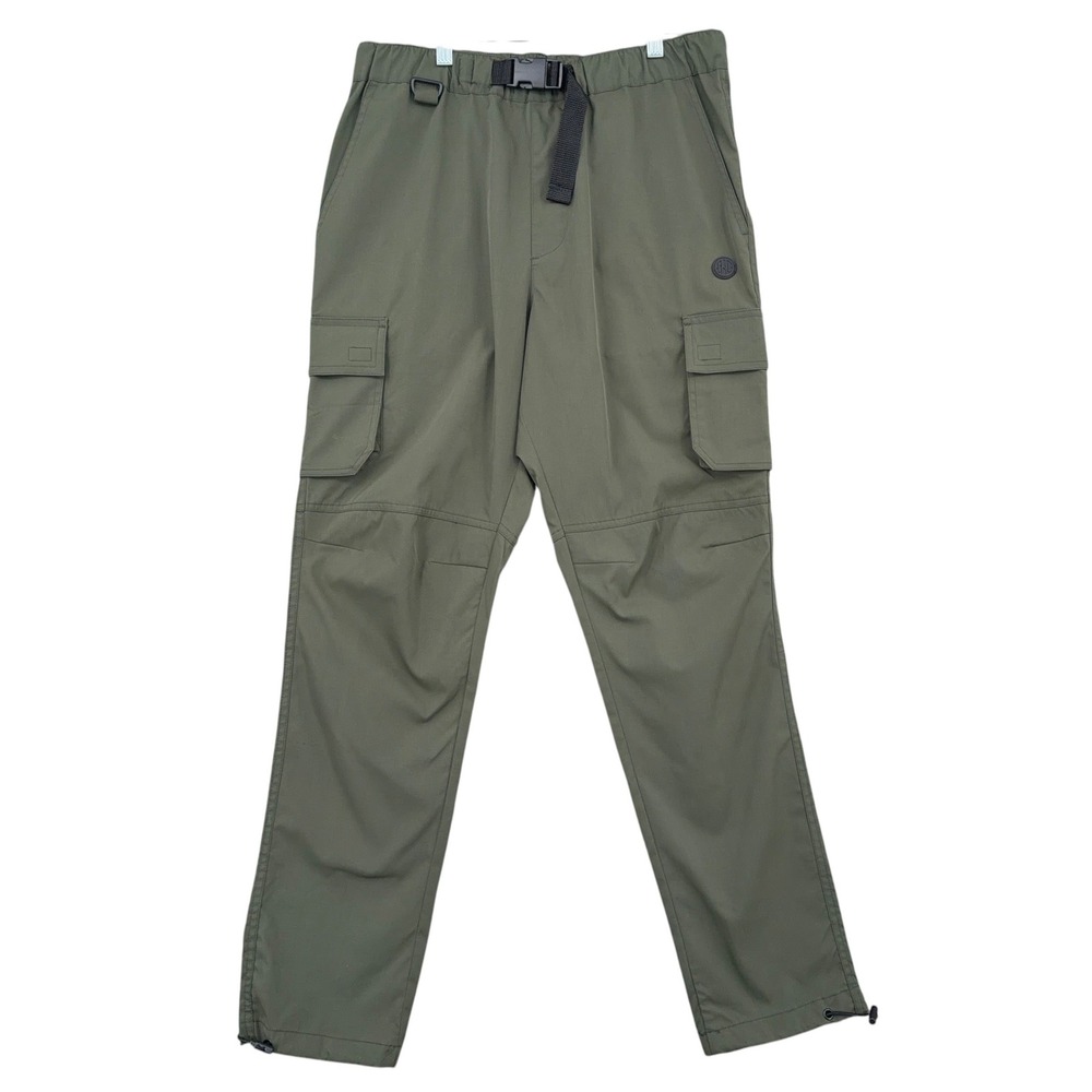 Ninth Hall Cargo Pants Mens Size S 100% Polyester Olive Green